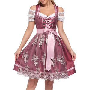 Nuevo Vestido Bávaro para Mujer 2026, Fabricación de Vestidos de Alta Calidad, Estilo Midi Dirndl para Oktoberfest, Precio Bajo - Product Image 5