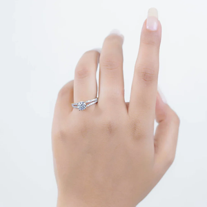1.80 CTW Round Cut Lab Grown Diamond Engagement <b>Ring</b> <b>Split</b> Shank Band IGI Certified 14K Solid Gold Bridal <b>Ring</b> for Women - Product Image 3