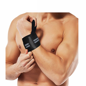 Attelles de poignet réglables en néoprène pour la musculation, le bodybuilding, le tennis – Protection professionnelle respirante avec fermeture auto-agrippante - Product Image 2