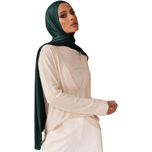 Muslin Hijab Scarf for Women Long Headscarves Solid <b>Head</b> <b>Wraps</b> Soft Pashminas Shawls - Product Image 1
