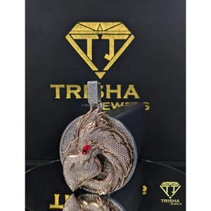 18K Gold Plated Hip Hop Heart Shape Moissanite Pendant 925 Sterling Silver <b>Iced</b> <b>Out</b> <b>Chain</b> Jewelry by Trisha Jewels - Product Image 3