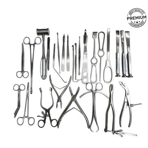 Kit Básico de Cirugía Ortopédica, Juego de Instrumentos Quirúrgicos Ortopédicos Alemanes de 25 Piezas, Herramienta Manual de Cirugía General, Certificado CE Clase II - Product Image 3