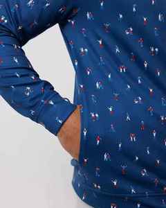 Sudadera Deportiva para Hombre OEM con Cierre de Cremallera en el Cuello, Logotipo Personalizado Bordado, Estampado y Diseño de Paneles, para Otoño - Product Image 2