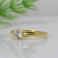 Ensemble de bagues de fiançailles et de mariage en argent sterling plaqué or 14 carats avec accents de moissanite naturelle taille poire pour femme, idéal pour les occasions festives
