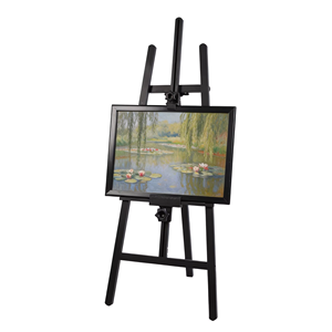 Blackish Iron <b>Easel</b> Rectangle Indoor Floor Mount Durable Home Decor Living Room Traditional Style - Product Image 5
