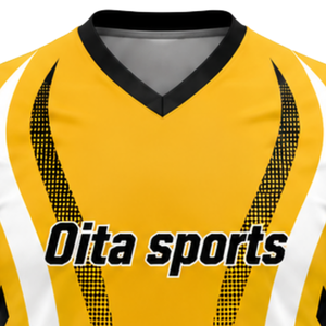 Maillot de volley-ball sublimé jaune et noir à manches courtes – Tenue de sport d'équipe haute performance pour le jeu - Product Image 5