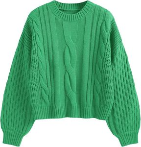 Ce pull en tricot épais pour femme offre une chaleur supérieure, une coupe décontractée et un design intemporel, idéal pour les journées d'hiver froides. - Product Image 2
