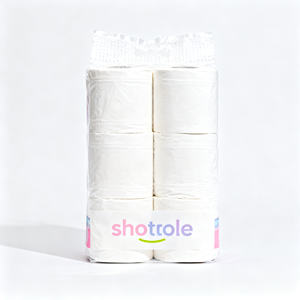 Papier toilette OEM, rouleaux de papier hygiénique doux et lisses, emballage personnalisé, vente en gros, 100% pâte vierge - Product Image 1