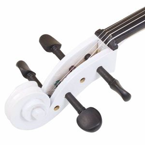 Set Violoncello 4/4 in Legno Bianco con Borsa, Arco, Resina e Ponticello - Product Image 5