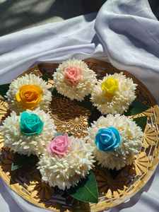 Barrettes à cheveux fleur de jasmin, pinces bec de canard, épingles à cheveux florales en perles, accessoires de mariage pour femmes et filles - Product Image 4