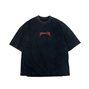 Camiseta de Algodón de Alta Calidad, Corte Holgado, Hombros Caídos, Impresión DTG Personalizada, Precio Bajo, Lavado Ácido, Estilo Vintage, Cuello Redondo, Ropa Deportiva - Product Image 1