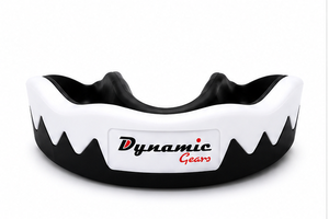อุปกรณ์ป้องกันฟันแบบปรับได้ Dynamic Gear EVA Eco-Friendly สีดำขาว สำหรับชกมวย น้ำหนักเบา เหมาะสำหรับผู้ใหญ่ทุกเพศ แบบมาตรฐาน - Product Image 3