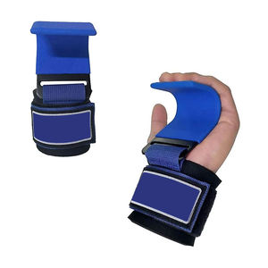 Wholesale Gym Fitness <b>Training</b> Hooks <b>Weight</b> Lifting Grip Hooks Wrist Support Straps Black Weightlifting Hook for Unisex - Product Image 1