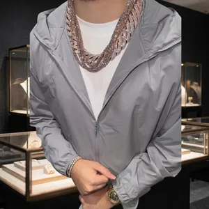 Solid <b>Gold</b> Rose <b>Gold</b> Lab Diamond <b>Tennis</b> <b>Necklace</b> Chain Hip Hop Style Everyday Wear IGI Certified CVD Jewelry Chain - Product Image 1