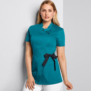 Nouvelle mode : Uniforme personnalisé pour femmes avec dentelle tricotée ajustable, idéal pour le soin des ongles et la beauté. - Product Image 6