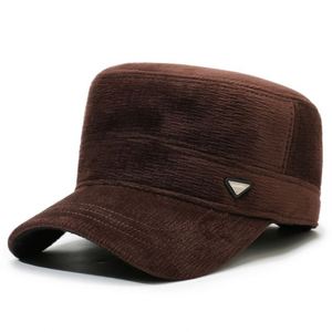 Gorra de Béisbol Unisex de Pana para Otoño e Invierno con Protección para las Orejas, Gorro Deportivo Cálido de Copa Plana para Hombre - Product Image 6