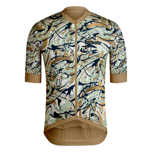 Nouveau Maillot de Cyclisme Homme Personnalisé à Manches Courtes, Couleur Unie, Séchage Rapide, Respirant, Réversible, Grande Taille, avec Gants, Vente en Gros OEM - Product Image 4