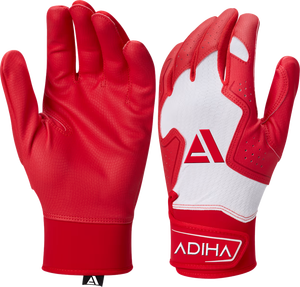 Gants de frappeur de baseball personnalisables en gros, 100 % cuir véritable, doigts entiers, confortables, durables, adhérence professionnelle, antidérapants, fermeture auto-agrippante - Product Image 1