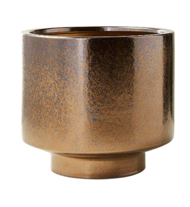 Pot de fleurs de jardin de haute qualité, finition argentée, design côtelé, pour usage commercial (centre commercial) - Product Image 6