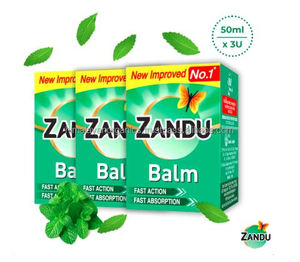 Zandu Ayurvedic Herbal Extract Gel <b>Balm</b> (Wild) in Bottle for Effective Relief From <b>Headache</b> Body Pain Sprains & Cold - Product Image 2