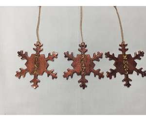 Adornos Navideños de Aluminio de Alta Calidad en Forma de Corazón, Juego de 3, Decoración Colgante para Árbol, Resistentes a los Golpes, al Mejor Precio - Product Image 2