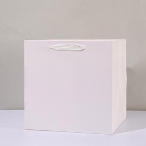 Customized Luxury Paperboard Shopping Bags with Cotton Rope Handles - Product Image 5