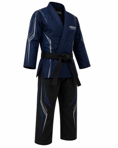 Kimono de BJJ para Hombre, Pantalones Azul Marino y Negro con Estampado por Sublimación, Secado Rápido, Corte Regular, Ropa de Artes Marciales para Adultos - Product Image 3