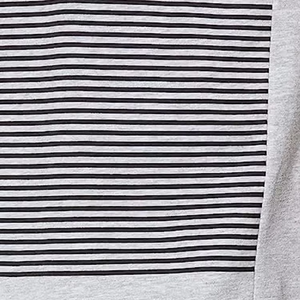 Camiseta sin Mangas a Rayas para Hombre INDEX APPAREL, Cuello Redondo, Informal, Transpirable, Tejida, Gris, Negro, Blanco - Product Image 5