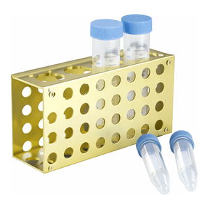 SciLab ชั้นวางหลอดทดลองอะลูมิเนียม 80 รู 4 ช่อง สำหรับหลอดทดลองขนาด 0.550 มล. - Product Image 3