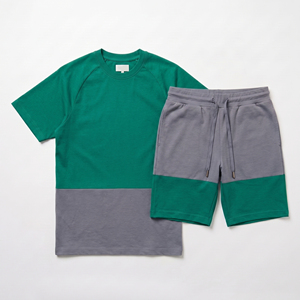 Conjunto de Camiseta y Pantalones Cortos de Algodón 100% con Estampado Personalizado para Hombre, Estilo Urbano, Ropa de Verano de Secado Rápido y Transpirable - Product Image 2