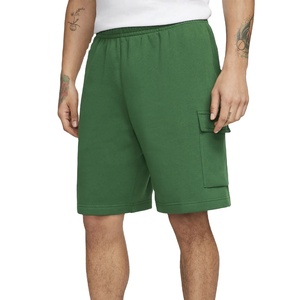 2025 pantalones cortos informales de estilo callejero para hombre, alta calidad, 100% algodón, logotipo bordado personalizado, ropa de moda sólida al por mayor - Product Image 1