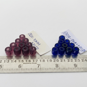 Cuentas de Vidrio Facetadas de Calidad Grado AAA, Coloridas, Rosa y Azul, Superficies Reflectantes, Hechas a Mano para la Fabricación de Joyería, Paquete a Granel - Product Image 1