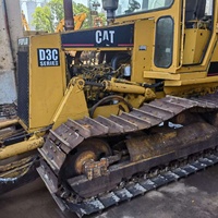 Caterpillar d3c bulldozer cat d3 mini bulldozer original d'occasion à vendre avec équipement d3k