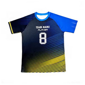 Tenue de volley-ball personnalisable OEM 100% polyester, haute qualité, unisexe adulte, ensemble sportif imprimé, séchage rapide, respirant, tissu 220g - Product Image 2