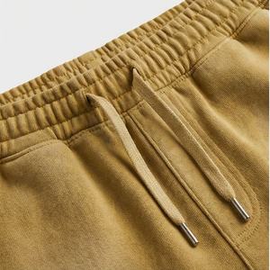 Pantalones Cortos de Algodón Largos para Hombre, Estilo Urbano, Personalizados, Casuales, con Lavado Ácido, de Tela Gruesa, con Cordón Ajustable y Efecto Desgastado, ¡Gran Oferta! - Product Image 4