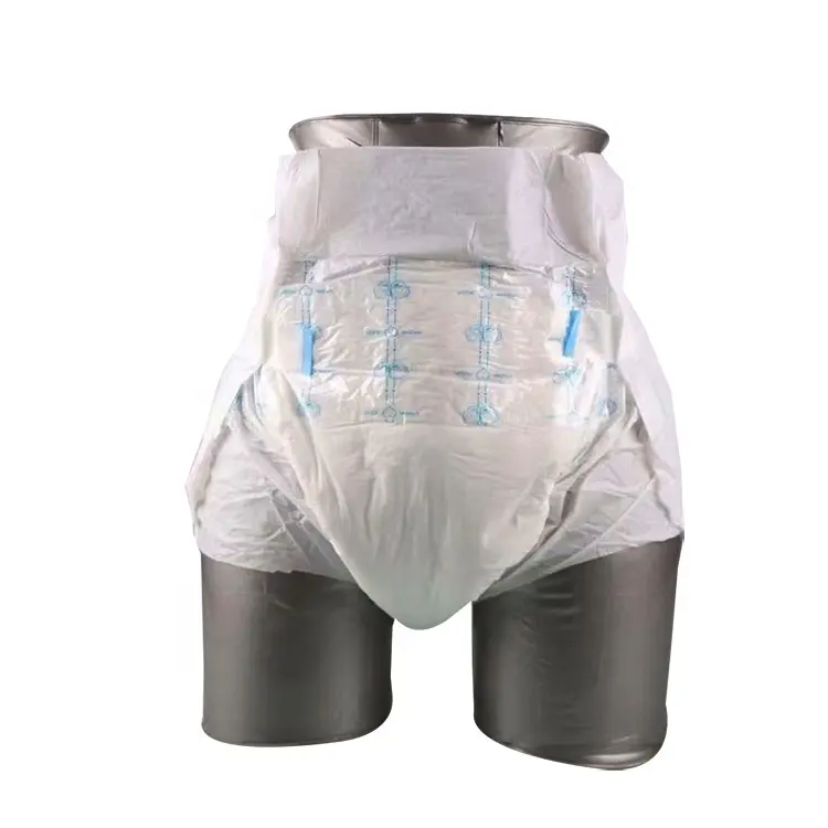 वयस्क डायपर पैंट के लिए असंयम अंडरवियर डिस्पोजेबल नर्सिंग पैंट प्रशिक्षण प्लास्टिक वयस्क डायपर