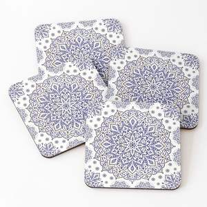 Posavasos de diseño moderno con tablero de MDF, impresión de adhesivo esmaltado, juego de 4 posavasos para bebidas, posavasos para té a bajo precio al por mayor - Product Image 3