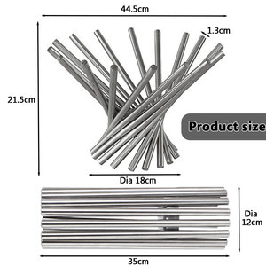 ตะกร้าผลไม้สแตนเลสพับได้แบบเกลียว ตะกร้าผลไม้ลวดโลหะพับเก็บได้ - Product Image 2