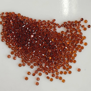 Granat rouge naturel 1,75 mm, taille brillant ronde, meilleure qualité, pierre précieuse en vrac pour la fabrication de bijoux - Product Image 3