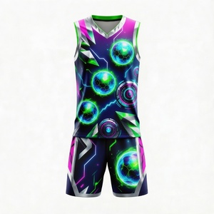 Kit d'équipe de basketball pour événements scolaires et de club, ensemble maillot et short personnalisés, tissu léger, impression du nom et du numéro du joueur - Product Image 5
