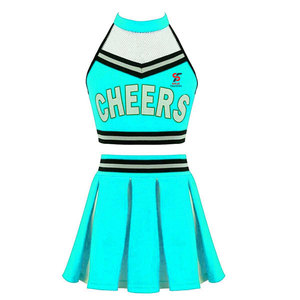 Tenue de cheerleading pour équipe scolaire, vêtements de sport de qualité supérieure, design élégant, tissu flexible, séchage rapide, performance optimale - Product Image 3