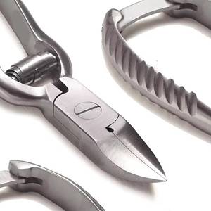 Coupe-ongles professionnel Morje en acier inoxydable 10,0 MM à mâchoires biseautées, ouverture large, lame courbée, pointe acérée pour ongles épais des orteils - Product Image 5