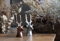 Grand décor de cerf fait à la main, décoration pour art, noël,
