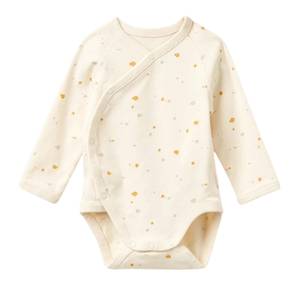 OEM Supplier Cotton Full Sleeve Eco-Friendly Two Way Zipper Unisex Baby Onesie Lightweight Breathable Full-Season Wear Wholesale - Product Image 1