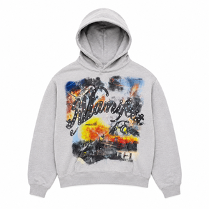 Sweat à capuche personnalisé en molleton 100 % coton épais 450 GSM, imprimé en relief, coupe classique, streetwear d'hiver, service OEM - Product Image 2