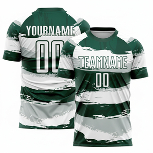 Green Team Wear Soccer Uniform <b>Set</b> Customized Designs Quick Dry Wholesale Price Best Selling Low MOQ Professional Soccer Jersey - Product Image 1