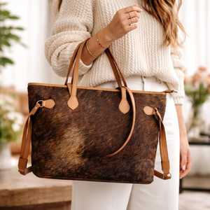 Bolso de Mano de Cuero Genuino Duradero, Elegante y de Alta Calidad para Mujer, Impermeable, Portátil, para Uso Diario de Verano - Product Image 2