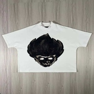 Camiseta Unisex Blanca de Cuello Redondo y Manga Corta, Ecológica, Transpirable, de Corte Regular, de Algodón, Informal, para Todas las Temporadas - Product Image 4