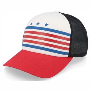Sweet Logo Pink Leather Trucker Hat with <b>Puff</b> Embroidery for Unisex Spring Summer Casual Outdoor Breathable - Product Image 5