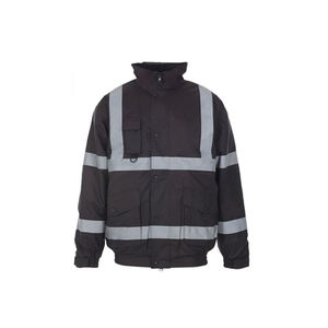 Chaqueta de Seguridad Personalizada para Exteriores, Clase 2, Impermeable, de Poliéster, Reflectante, de Alta Visibilidad para Soldadura - Product Image 3